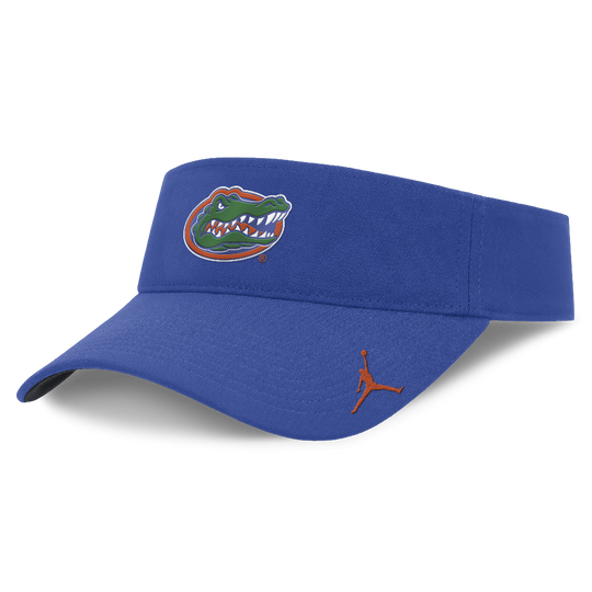 Florida Gators Jordan Brand 2024 On-Field Dri-Fit Ace Swoosh Performance Visor - Blue