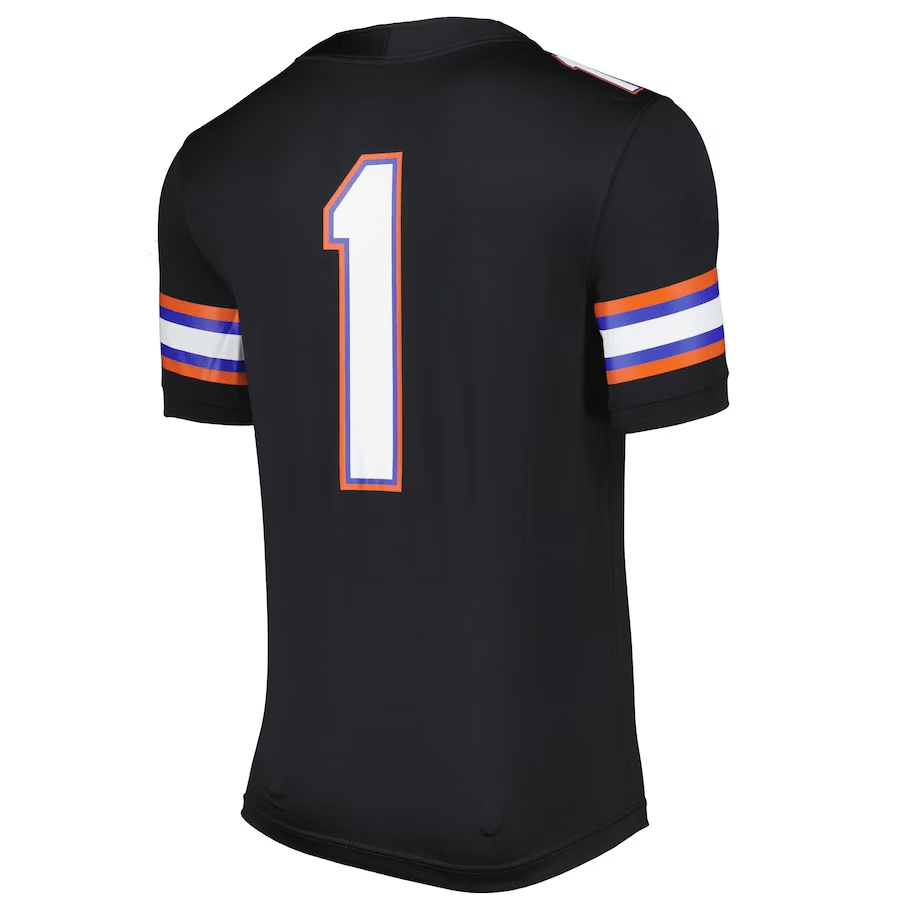 Florida gators black football jersey shop