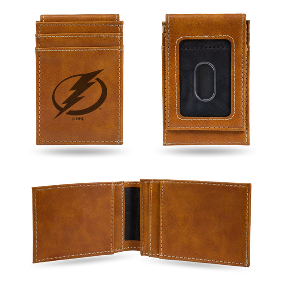 Tampa Bay Lightning Premium Leather Front Pocket Wallet