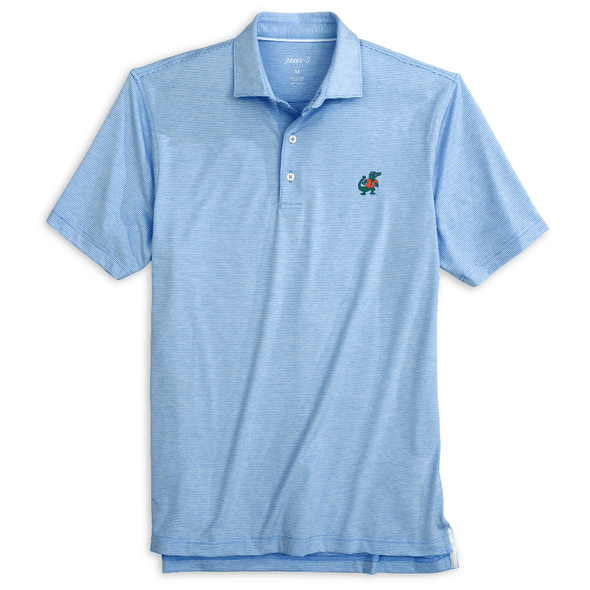 Florida Gators Johnnie-O Albert Lyndon Striped Jersey Performance Polo