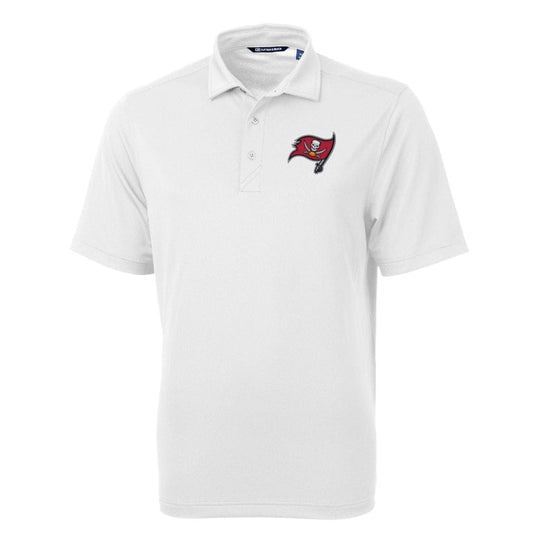 Tampa Bay Buccaneers Cutter & Buck Primary Logo Virtue Eco Pique Recycled Polo