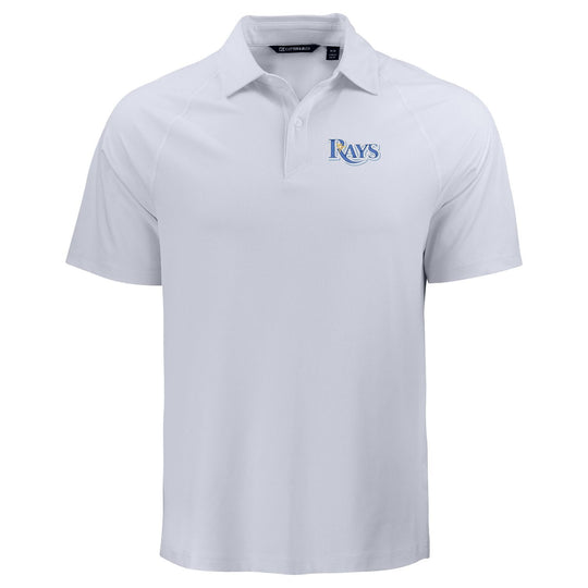 Tampa Bay Rays Cutter & Buck Primary Logo Prospect Featherlight Stretch Sport Polo