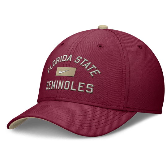 Florida State Seminoles Nike Primetime Rise Swoosh Flex Fitted Hat