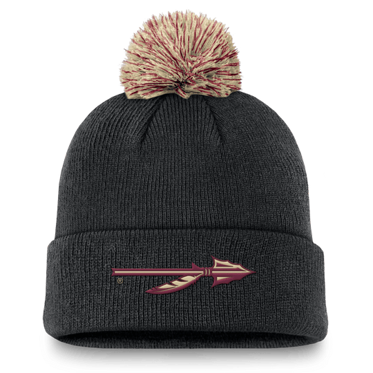 Florida State Seminoles Nike Standard Peak Cuffed with Pom Knit Hat