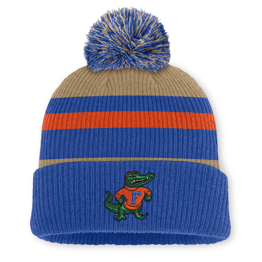 Florida Gators Nike Vault Peak Legacy Cuffed Beanie Pom Knit Hat