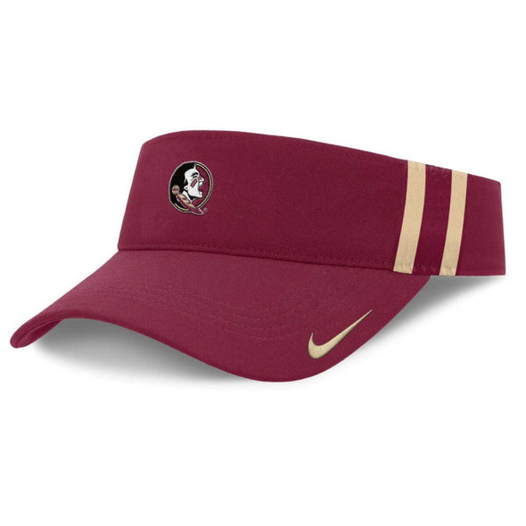 Florida State Seminoles Nike 2025 On-Field Dri-Fit Team Logo Performance Visor