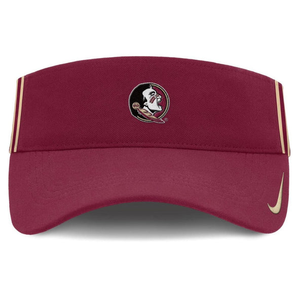 Florida State Seminoles Nike 2025 On-Field Dri-Fit Team Logo Performance Visor
