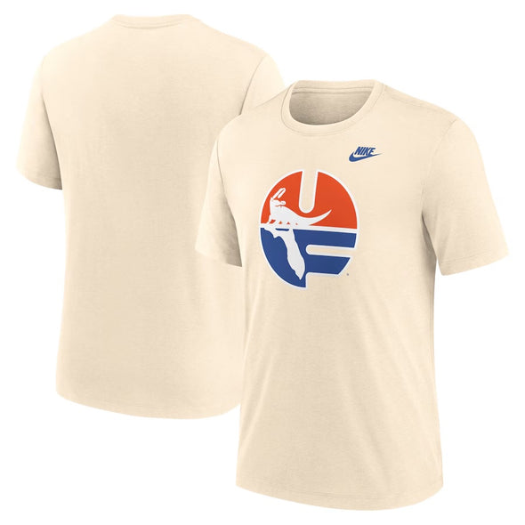 Florida Gators Jordan Brand College Vault Academic UF Logo Triblend Tee