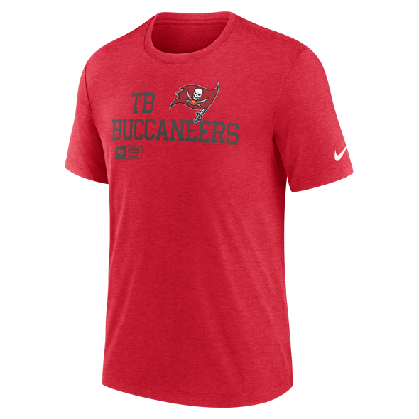 Tampa Bay Buccaneers Nike Overlap Lockup Triblend Tee