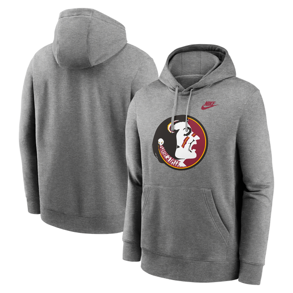 Florida State Seminoles Nike Vault Osceola Primetime Club Fleece Hoodie