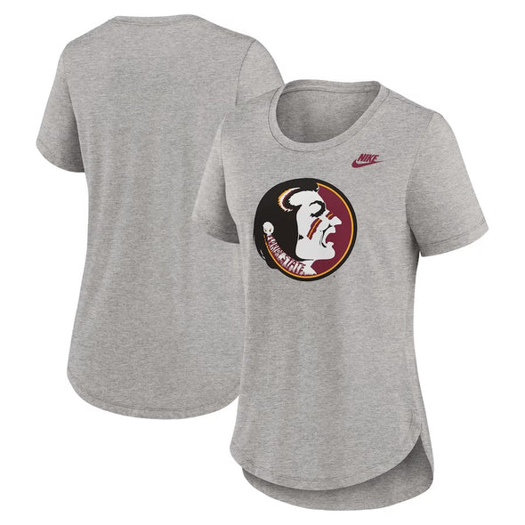 Florida State Seminoles Nike Women's College Vault Primary Logo Triblend Tee