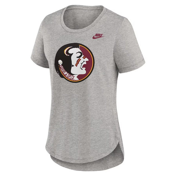 Florida State Seminoles Nike Women's College Vault Primary Logo Triblend Tee