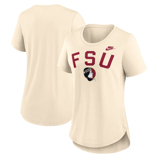 Florida State Seminoles Nike Women's College Vault Campus Bold Triblend Tee