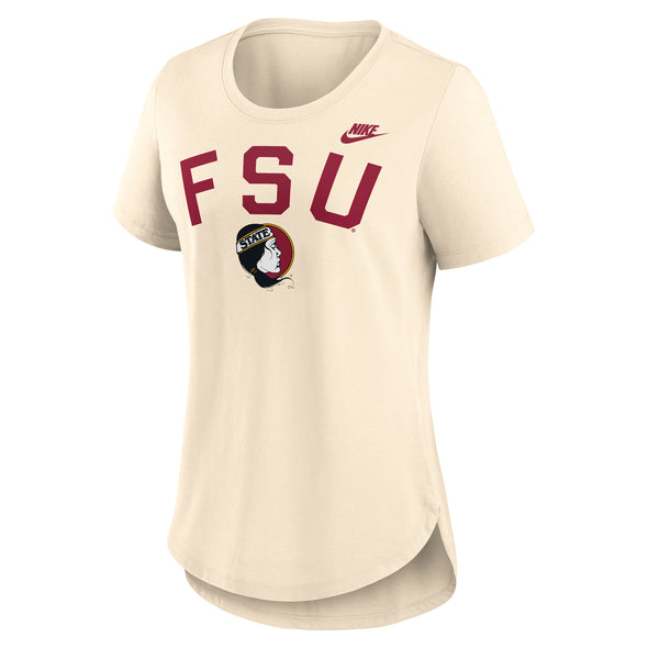 Florida State Seminoles Nike Women's College Vault Campus Bold Triblend Tee