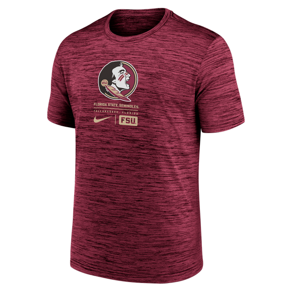 Florida State Seminoles Nike Velocity Center Block Tee