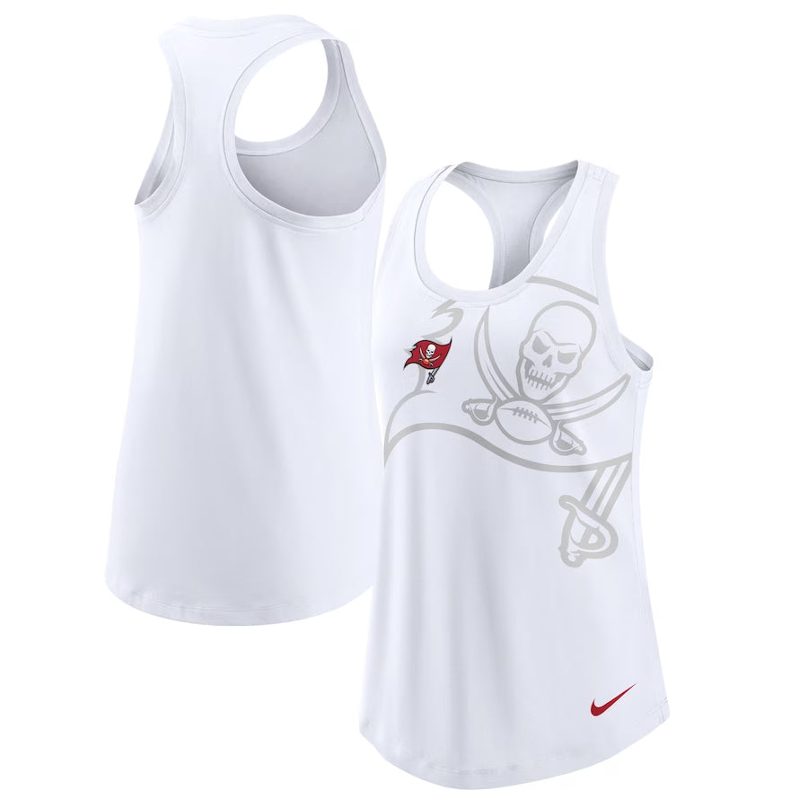 Tampa Bay Buccaneers Nike Women's Scoop Neck Racerback Tri-Blend Tank –  Heads and Tails