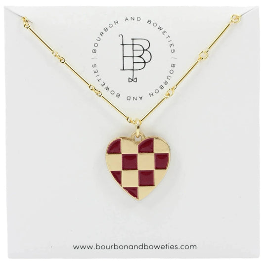 Florida State Seminoles Gameday Heart Necklace