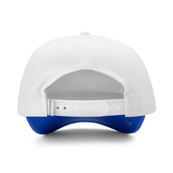 REVERSED Tampa Two Tone Casual Snapback Hat - White