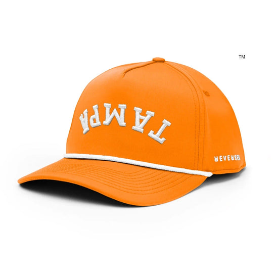 REVERSED Tampa Performance Snapback Hat - Orange