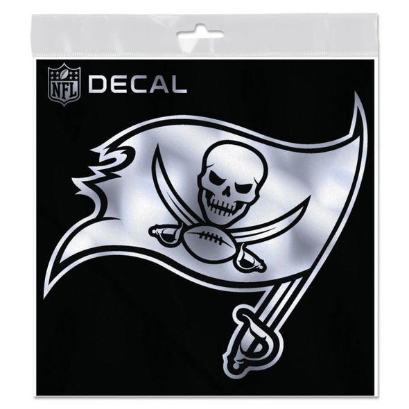 Tampa Bay Buccaneers 6" x 6" Primary Logo Metallic Decal