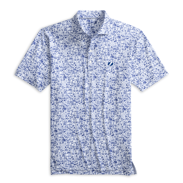 Tampa Bay Lightning Johnnie-O Primary Logo Slap Shot Polo