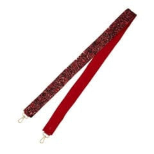 Tampa Bay Buccaneers Gameday Sequin Red & Black Crossbody Purse Strap