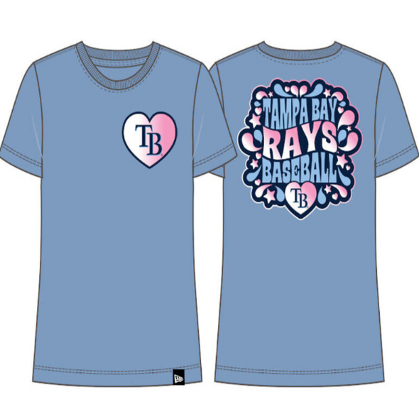 Tampa Bay Rays Girls Youth Color Changing 70's Tee