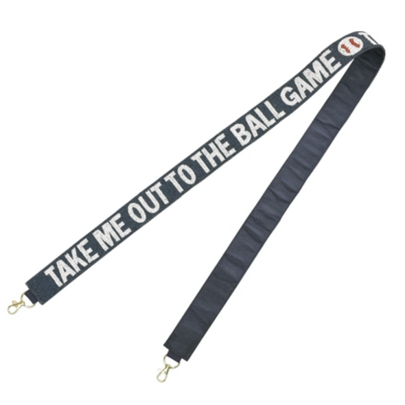 Gameday 'Take Me Out To The Ball Game' Beaded Baseball Purse Strap