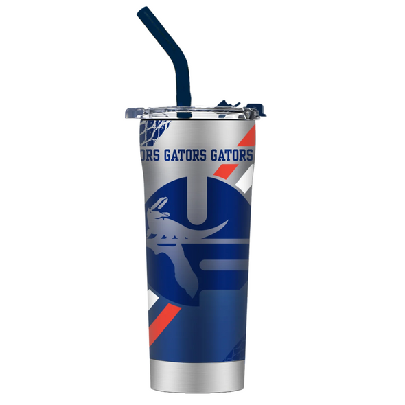 Florida Gators College Vault Stainless Steel Straw Tumbler