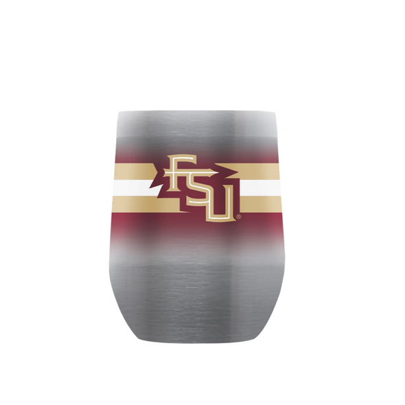 Florida State Seminoles Stacked FSU 12oz Stemless Wine Tumbler