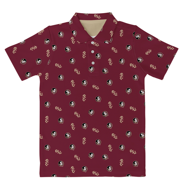 Florida State Seminoles Toddler Repeat Logo Theo Polo