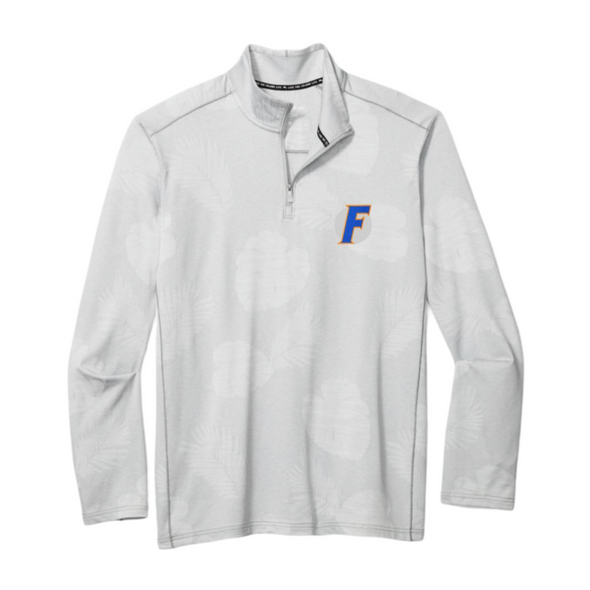 Florida Gators Tommy Bahama Athletic 'F' Logo Sport Delray Frond Half Zip Pullover