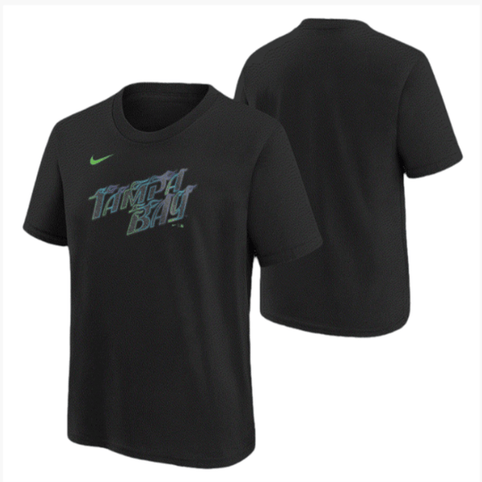Tampa Bay Rays Kids City Connect Wordmark Tee