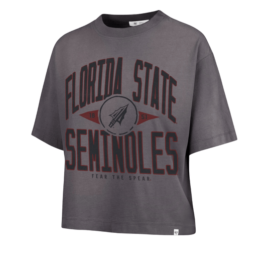Florida State Seminoles Women's Windthrow Ravine Crop Tee