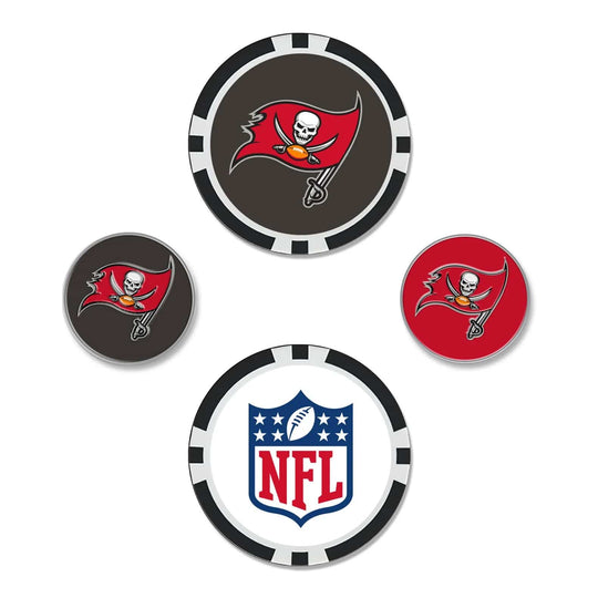 Tampa Bay Buccaneers Golf Ball Markers - Set of 4