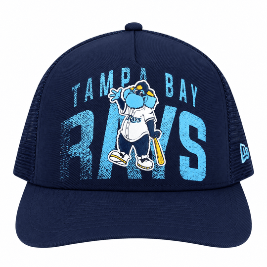 Tampa Bay Rays New Era Youth Logo Fade 9Fifty A-Frame Snapback Hat