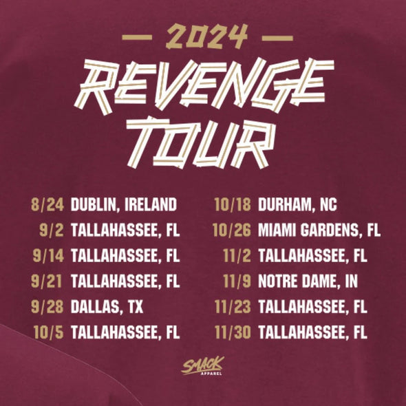 Florida State Seminoles 2024 'The Revenge Tour’ Tee