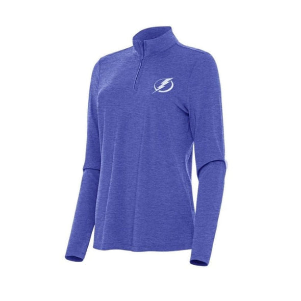 Tampa Bay Lightning Women's Primary Logo Bright 1/4 Zip Pullover