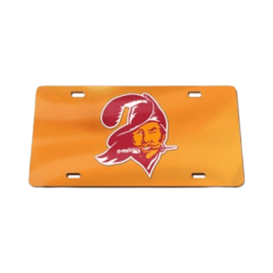 Tampa Bay Buccaneers Specialty Orange Retro Bucco Bruce Front License Plate