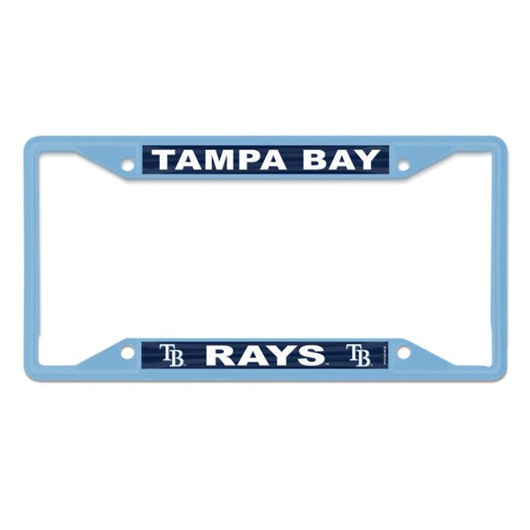 Tampa Bay Rays Team Name Back License Plate - Columbia Blue