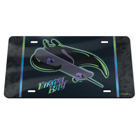 Tampa Bay Rays City Connect Specialty Acrylic Front License Plate