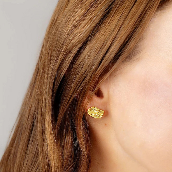 Florida Gators 24K Gold Plated Arrowhead Stud Earrings