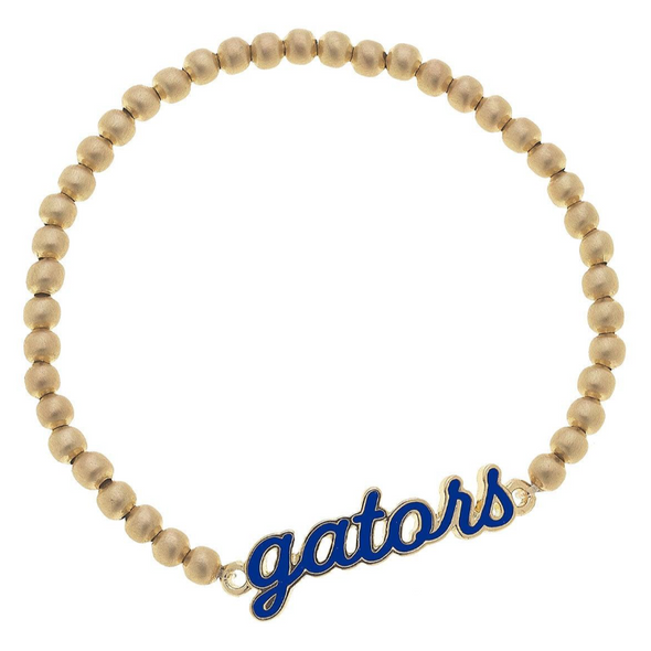 Florida Gators Enamel Script Stretch Bracelet