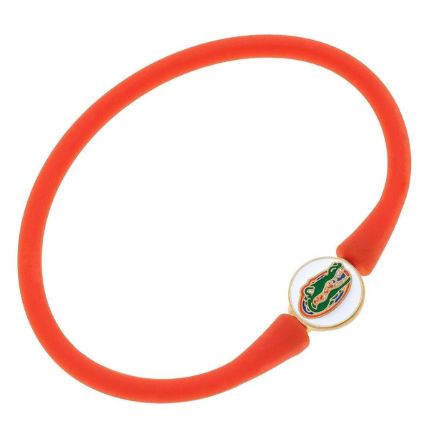 Florida Gators Enamel Silicone Primary Logo Bali Bracelet