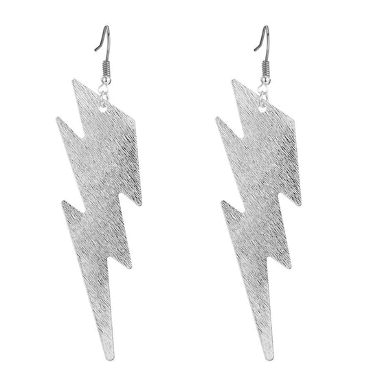 Tampa Bay Lightning Metal Bolt Earrings
