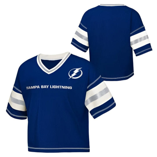 Tampa Bay Lightning Girls Youth Goalie Jersey Tee