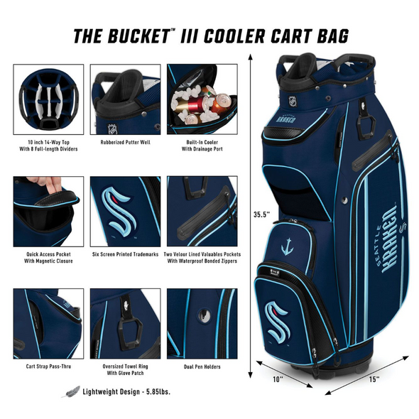 Tampa Bay Rays Bucket III Cooler Golf Bag