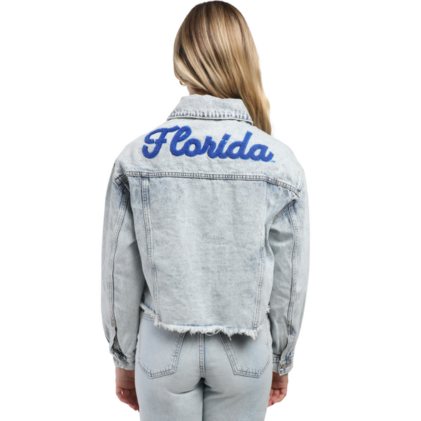 Florida Gators Women's 'Florida' & Athletic 'F' Logo Jean Jacket