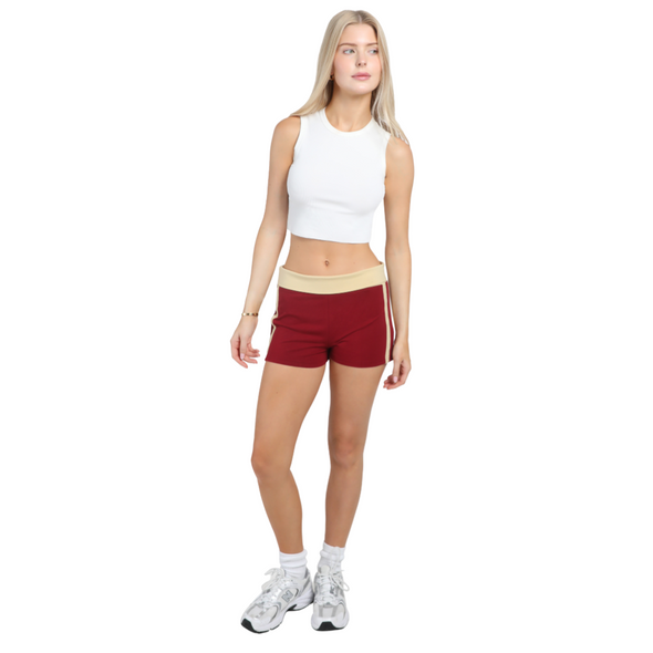 Florida State Seminoles Women's 'Seminoles' Wordmark Foldover Shorts