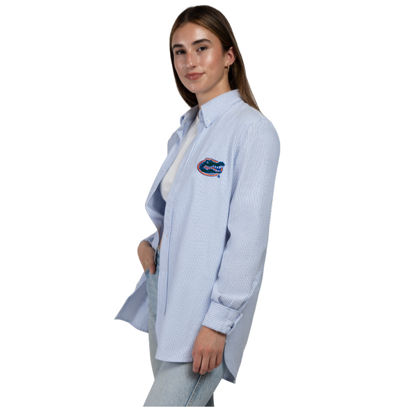 Florida Gators Women's Primary Logo Hamptons Button Down Shirt